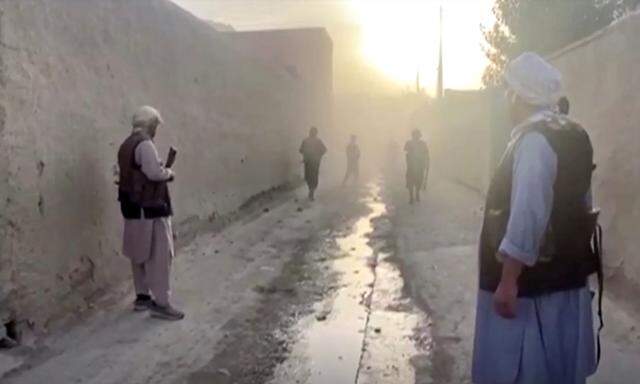Die Taliban erobern nach dem Abzug internationaler Truppen immer mehr Bezirke.  