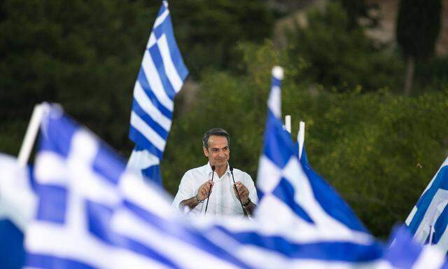 Kyriakos Mitsotakis, der Chef der konservativen Nea Dimokratia, greift nach der Macht in Athen. 