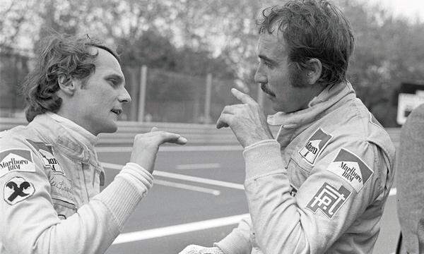 1973 war Lauda noch Juniorkollege von Clay Regazzoni. Die Verhältnisse drehten sich um, als beide im folgenden Jahr für Ferrari fuhren.