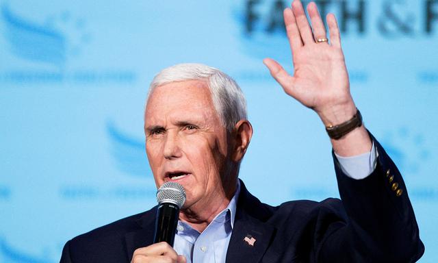 <strong> Mike Pence, ehemaliger treuer Trump-Weggefährte, steigt in das Rennen der republikanischen Kandidaten. </strong>(Archivbild)