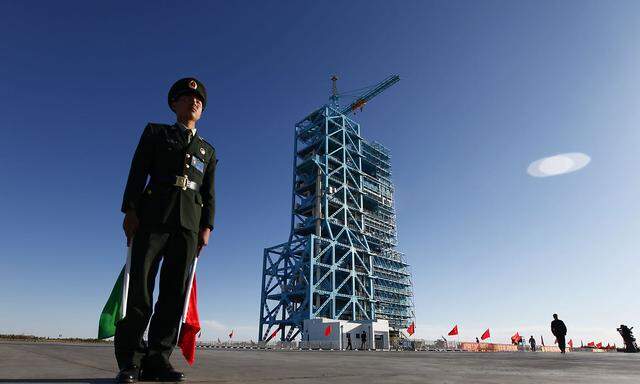 Tiangong-1 vor dem Start 2011.