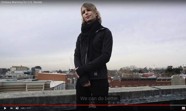 Chelsea Manning bewirbt sich um den Senatorensitz in Maryland.