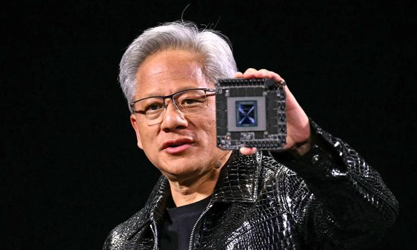 Die Nvidia-Aktie bricht ein. Im Bild: CEO Jensen Huang Anfang Jänner bei der Consumer Electronics Show in Las Vegas.