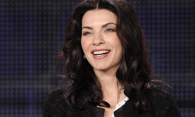 Actress Julianna Margulies takes part in a panel discussion for the show The Good Wife at the CBS and Showtime portion of the 2011 Winter Press Tour for the Television Critics Association in Pasadena, California