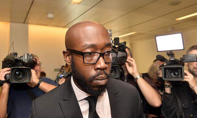 Freddie Gibbs am Freitag vor dem Prozess