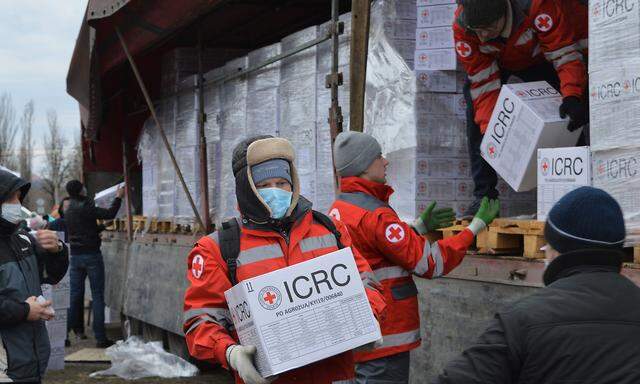 Hilfslieferung des Roten Kreuzes