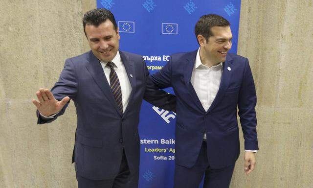 Zoran Zaev und Alexis Tsipras