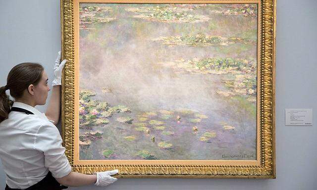 Seerosen-Bild von Monet für 39,7 Millionen Euro versteigert 