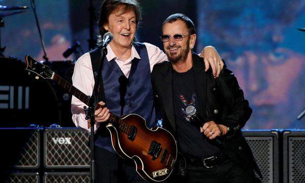 Paul McCartney und Ringo Starr (Archivbild)
