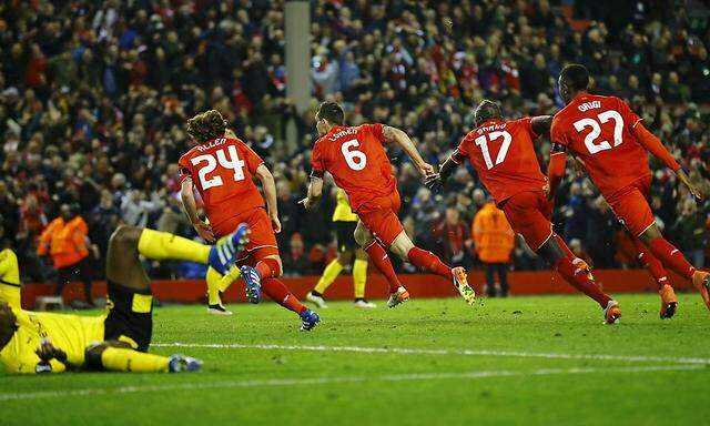 Liverpool v Borussia Dortmund - UEFA Europa League Quarter Final Second Leg