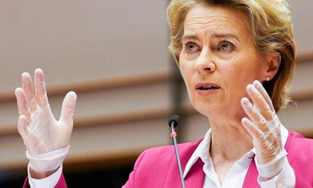 EU-Kommissionschefin Ursula von der Leyen: Auf dem Weg zur Transferunion ohne passende Strukturen.