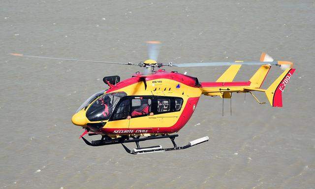 Archivbild eines Hubschraubers des Typs EC145, wie ihn der Zivilschutz einsetzt