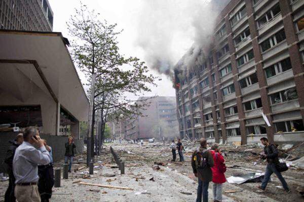 Freitag, 22. Juli 2011, 15.26 Uhr: Das Regierungsviertel im Zentrum der norwegischen Hauptstadt Oslo wird von einer heftigen Explosion erschüttert.