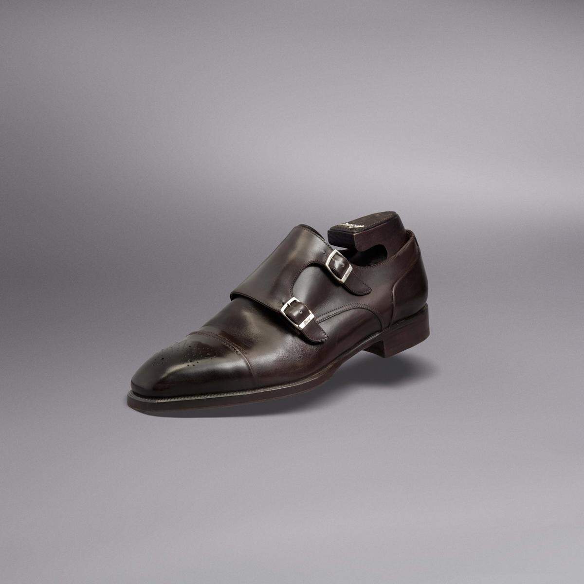 Klassische Schuhe von Brioni können dem luxusbewussten Vater nur gefallen.