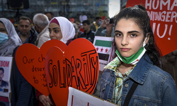 Demonstration against Denmark s migration policy, Copenhagen, Denmark Copenhagen, Denmark. 19th, May 2021. Thousands of