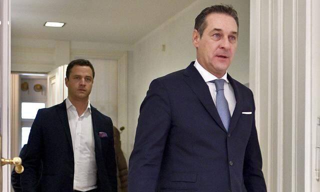 Johann Gudenus und Heinz-Christian Strache. 