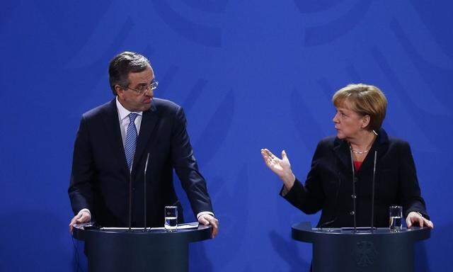 Angela Merkel und Antonis Samaras 