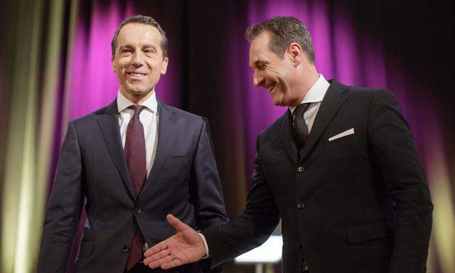 Archivbild: Kern und Strache