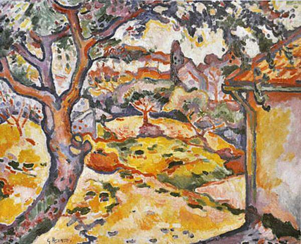 ... "L'olivier près de l'Estaque" von Georges Braque, ...