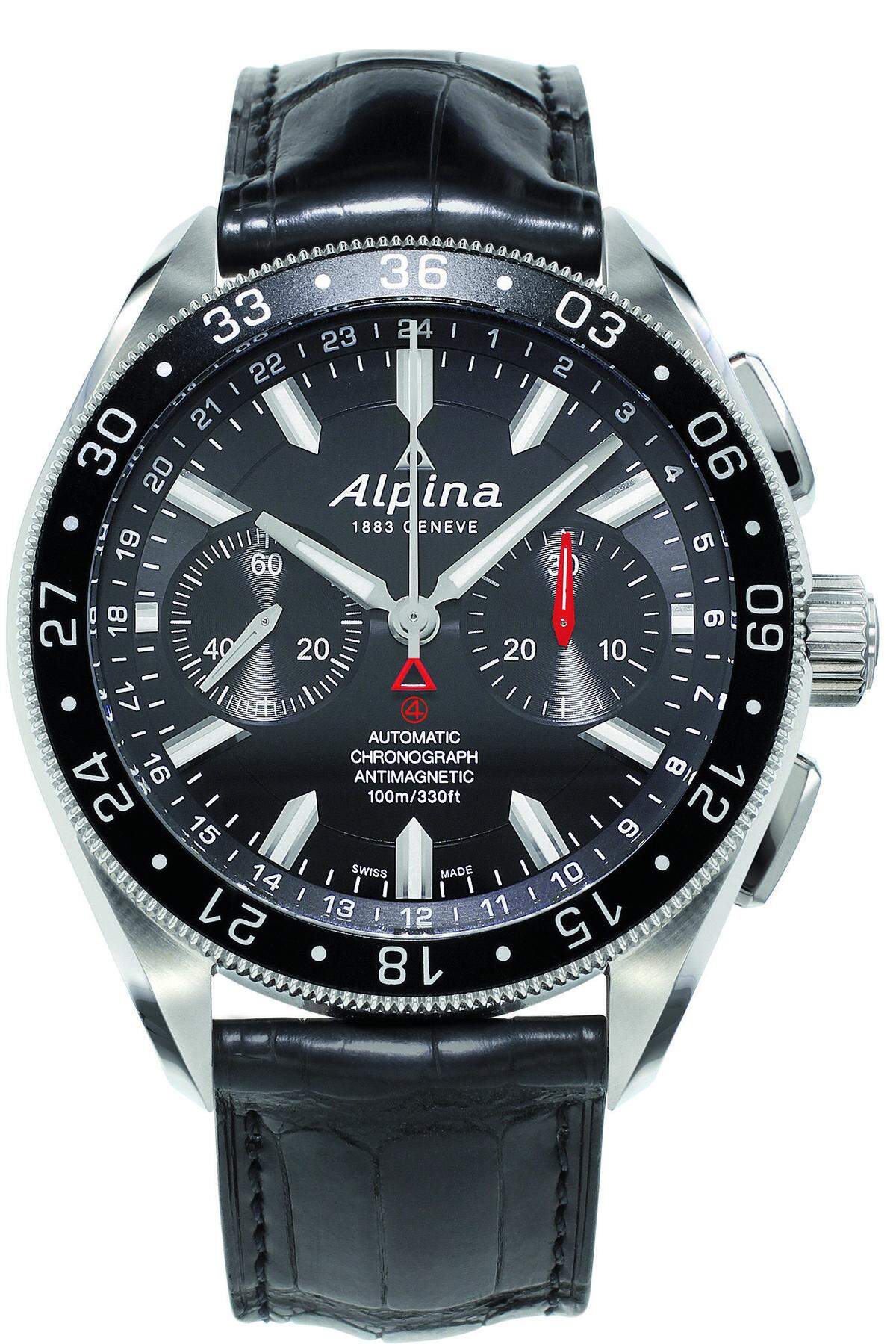 Alpina „Alpiner 4 Chronograph“Die Marke entdeckt ihre atemberaubende Geschichte und knüpft daran wieder an. Tolle Optik, gute Qualität und ein fairer Preis.