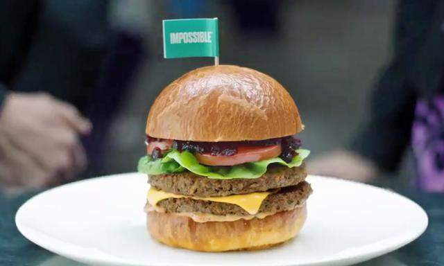 Der Burger ist Teil eines Werbespots von Air Newzealand.