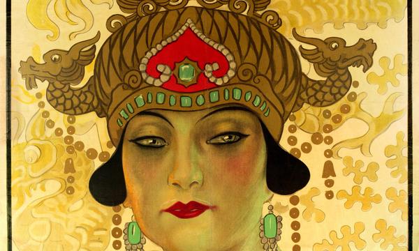Plakat zur Uraufführung von Puccinis „Turandot“ an der Mailänder Scala 1926.