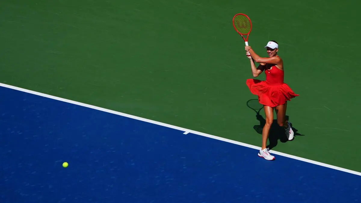 Photo: diepresse.com Anastasia Potapova éliminée des US Open par Mirra Andreeva et une blessure
