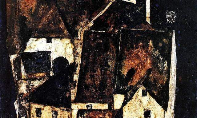 Archivbild  "Tote Stadt III" von E.Schiele
