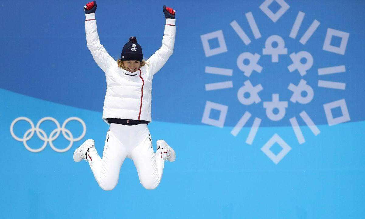 Anais Bescond, Bronze über 10 Kilometer Biathlon