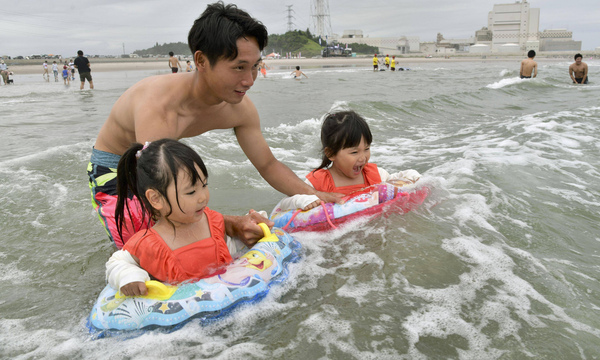 Strände in der Nähe der AKW-Ruine Fukushima wurden heuer wieder geöffnet.