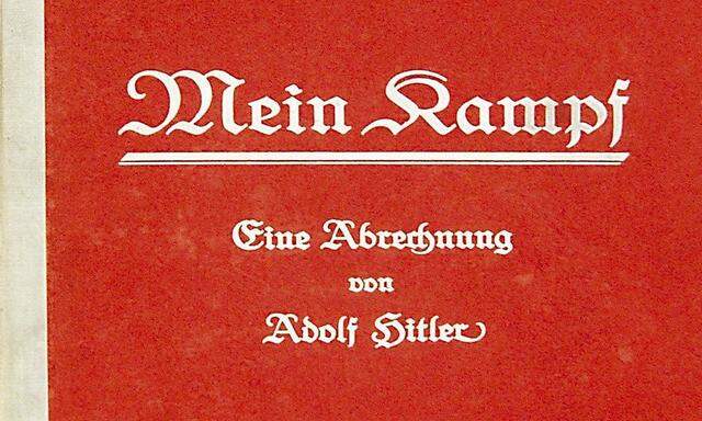 Die Originalausgabe von Hitlers Hetzschrift 