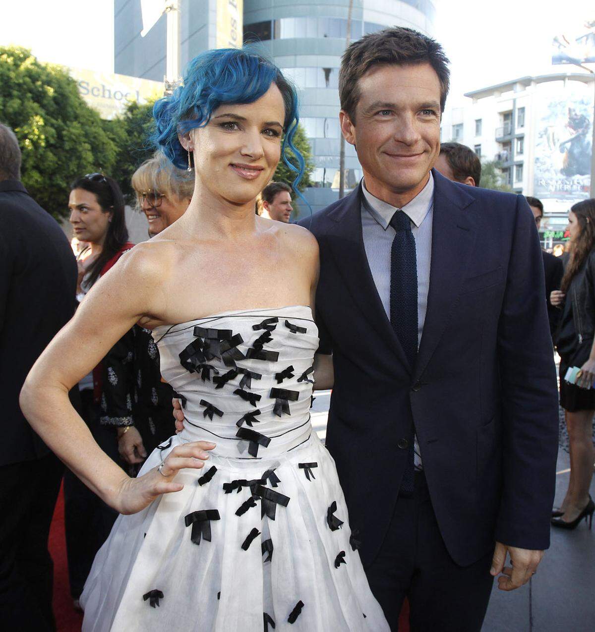 Und am Ende noch: Juliette Lewis  ganz in Blau.