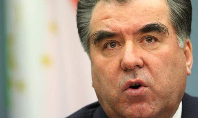 Tadschikistans Präsident Emomali Rahmon.