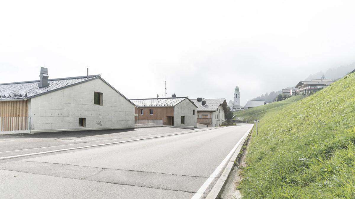 Vereinshaus Fontanella (Vorarlberg)Bauherr: Gemeinde FontanellaArchitektur: Gohm Hiessberger Architekten, Feldkirch
