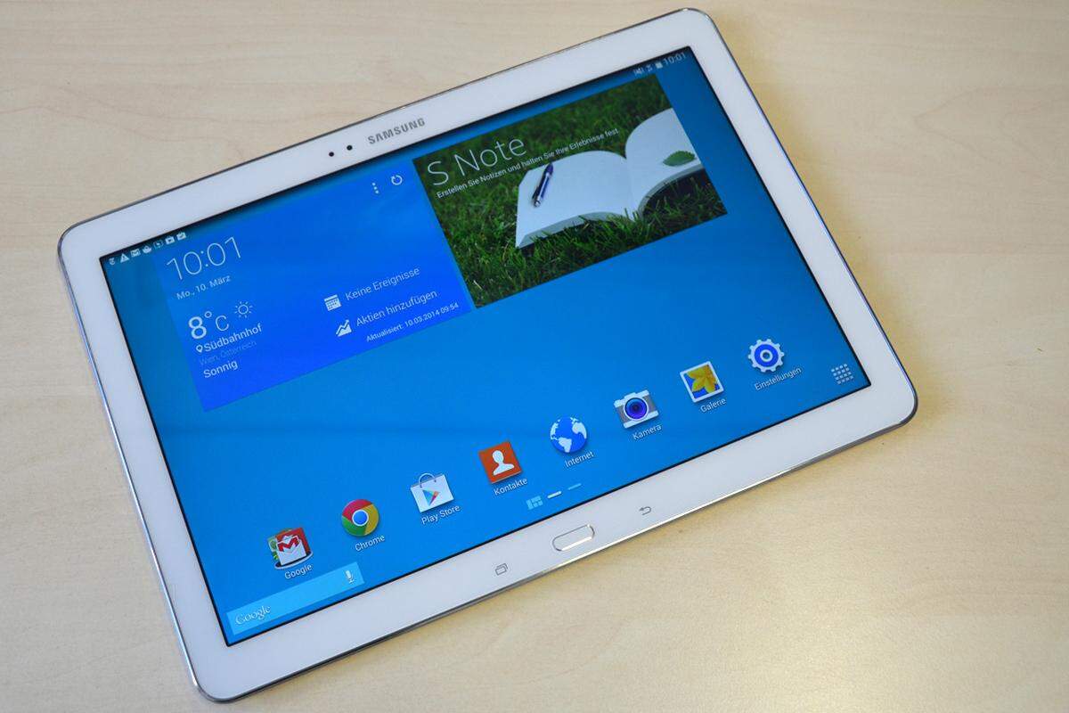 Samsung wittert seine Chance und versucht sich selbst mit einem "Business"-Tablet. Gleich vorweg: Für ein Android-Tablet ist das NotePro mit rund 800 Euro bis rund 900 Euro relativ teuer, man darf also durchaus einiges erwarten.