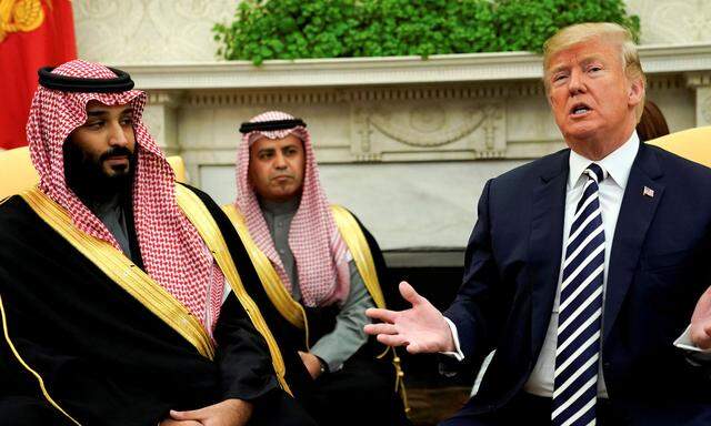 US-Präsident Donald Trump, Kronprinz  Mohammed bin Salman