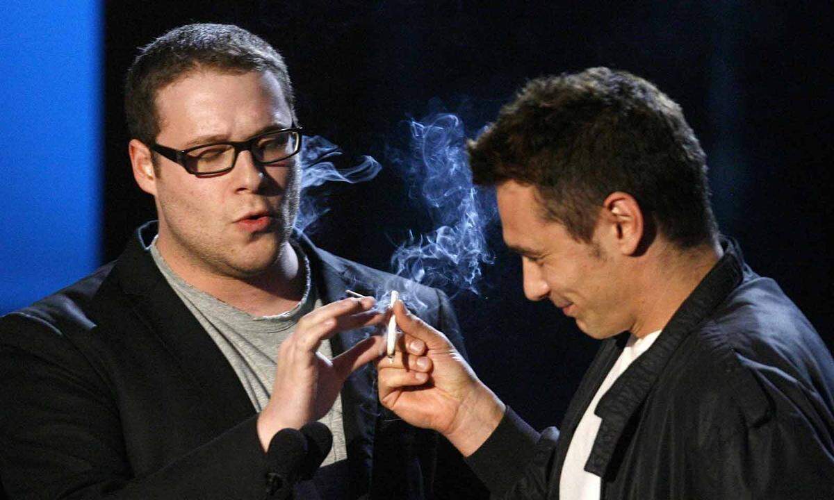 Seth Rogan und James Franco hatten den gleichen "Schmäh" 2008 im Programm.