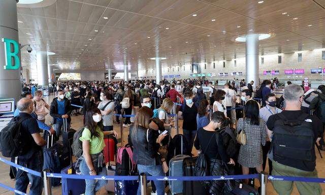 TEL AVIV, Nov. 28, 2021 Ben Gurion International Airport near Tel Aviv