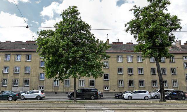 Wohnkomplex in der Donaustadt: Fundort der Leiche