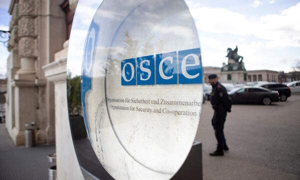 De OSZE hat ihren Sitz in Wien. 