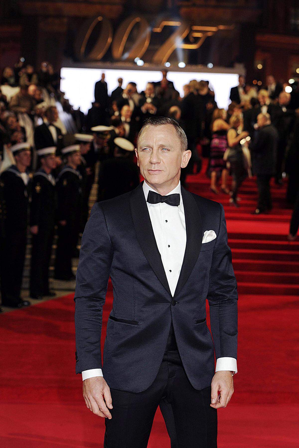 Er stand natürlich im Mittelpunkt: Daniel Craig schlüpfte für "Skyfall" nach "Casino Royale" und "A Quantum of Solace" zum dritten Mal in die Rolle des Agenten Ihrer Majestät.