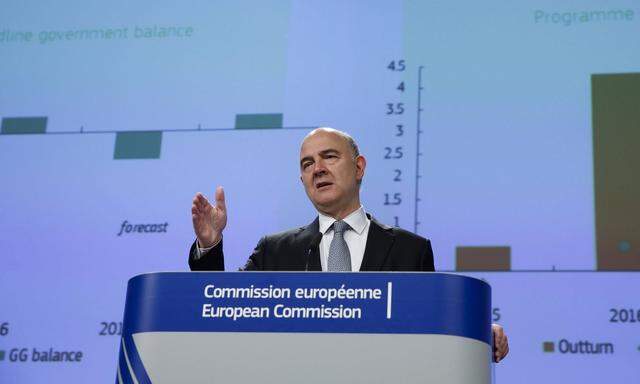 Wirtschaftskommissar Pierre Moscovici
