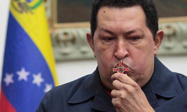 Venezuelas Präsident Chavez hat wieder Krebs 