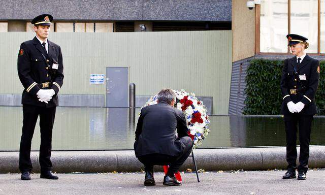 Norwegen Stille Trauer Breiviks