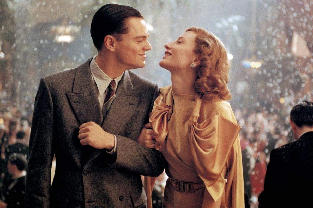 2005 wurde DiCaprio als Protagonist in der Filmbiografie über den Flugpionier Howard Hughes für den Oscar nominiert. Für einen Golden Globe reichte es, bei der Oscar-Verleihung ging der Kalifornier aber einmal mehr leer aus. Im Gegensatz zu Co-Star Cate Blanchett, die einen Nebenrollen-Oscar bekam.