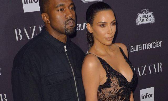 Kim Kardashian und Ehemann Kanye West. 