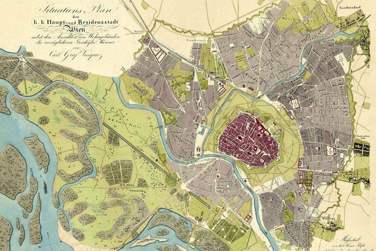 In der Zeit zwischen 1815 und 1848 begann in Wien, besser außerhalb der Stadtmauern Wiens, die Industrialisierung. Die damals entstandenen Gebäude sind teilweise bis heute im Wiener Stadtbild erhalten. DiePresse.com hat sich umgesehen, was aus den alten Fabriken geworden ist. Den Beginn macht Ankerbrot.Karte von Wien im Jahr 1830von Martin Deutsch