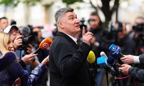 Kroatiens Präsident Zoran Milanović wäre gern selbst angetreten. 