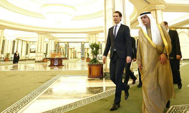 AM KURZ IN SAUDI-ARABIEN: KURZ / AL-JUBEIR