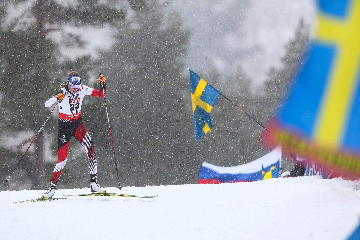 Die aktuellen Aushängeschilder im ÖSV-Langlauf holten mit den Rängen sechs (15 km Skating) bzw. 13 (30 km klassisch) Platzierungen im Kreis der Elite.